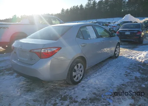 2016 Toyota Corolla Le from USA, damaged, VIN 2T1BURHE1GC715841